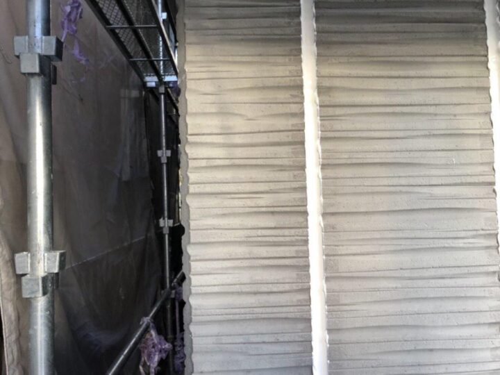 コーキング作業後