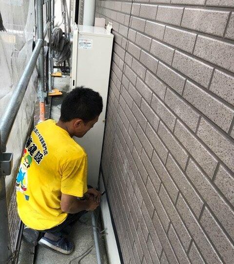 コーキング撤去