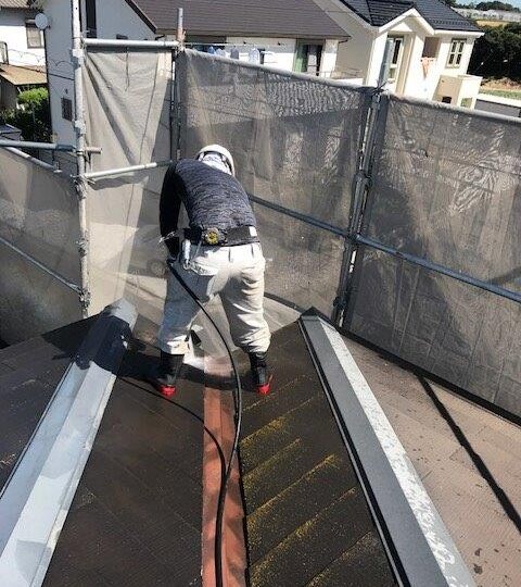 屋根 高圧洗浄