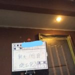 軒天塗装 1回目施工完了