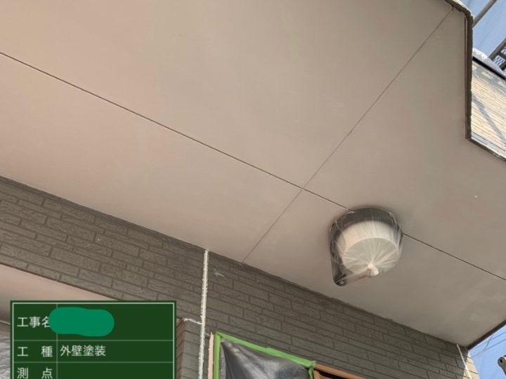 軒天塗装 施工後