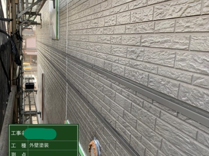 外壁塗装 1回目完了