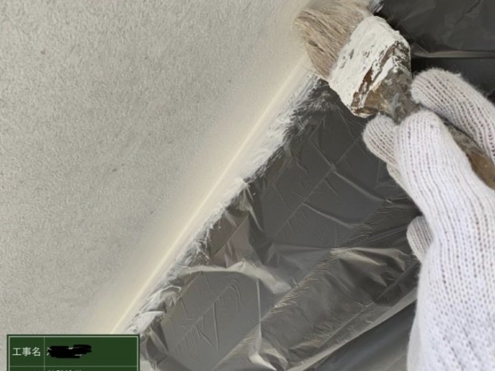 軒天塗装 2回目