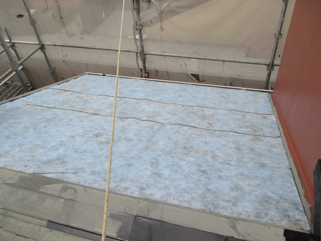 屋根葺き替え工事 ルーフィング