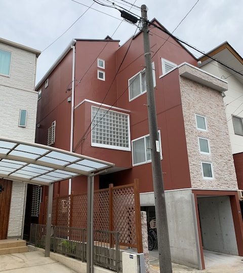 愛知県名古屋市南区K様邸 外壁塗装・屋根葺き替え工事       名古屋市 外壁塗装はカベヤス