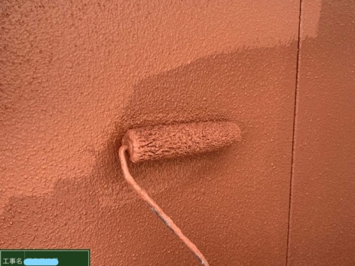 外壁塗装 上塗り