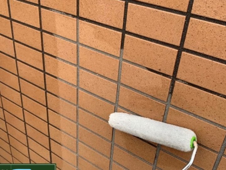 タイル塗装 1回目