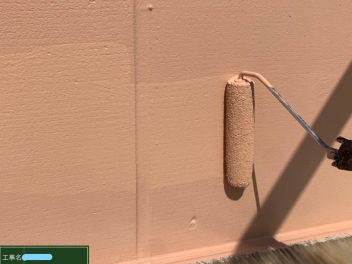 外壁塗装 上塗り