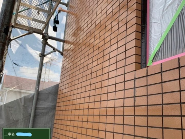 タイル塗装 2回目