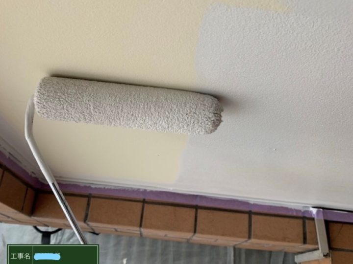 軒天塗装 1回目