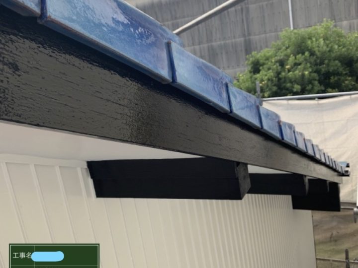 破風板塗装 2回目