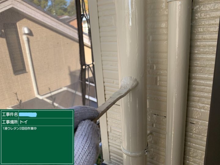 樋 塗装2回目