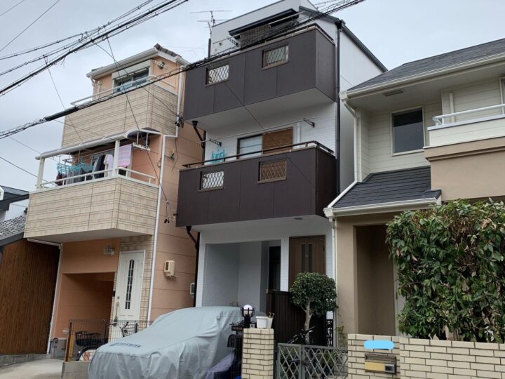 愛知県名古屋市千種区Y様邸 外壁・屋根・防水工事 塗替えホームズ