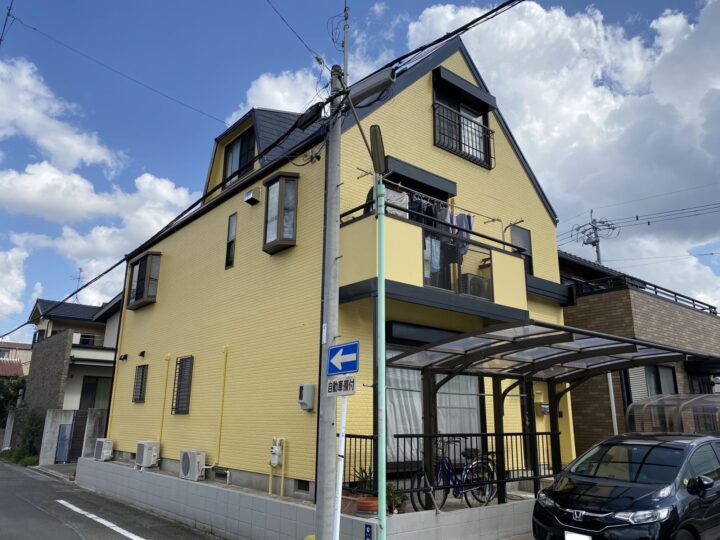 愛知県名古屋市南区I様邸 外壁塗装工事 名古屋市外壁塗装はカベヤス